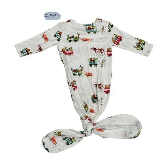 NWT Tickety-Boo 0/3M Christmas Cart Gown - Picture 2 of 5